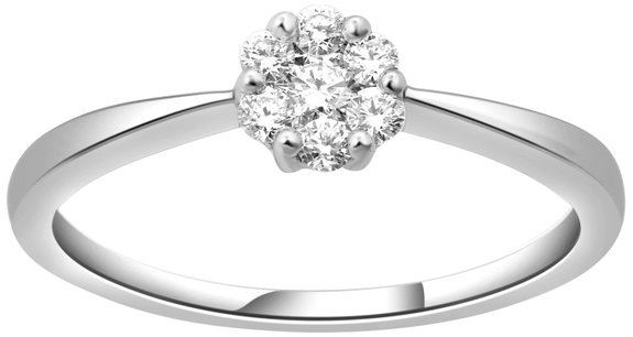 Kama Jewellery 950 Platinum Diamond Ring