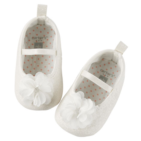 Carter's Sparkle Mary Jane Crib Shoes