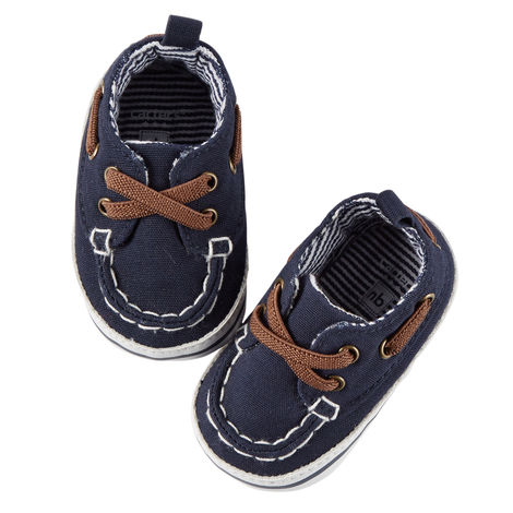 Carter's Canvas Crib Boat Shoes