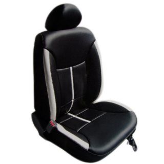 Hi Art Black & Grey Leatherite Seat Cover For Swift (LDI,LXI,VDI,VXI,ZDI,ZXI)