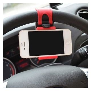 Car Steering Wheel Mobile Phone Socket Holder