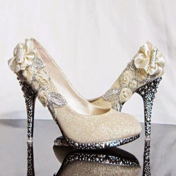 ​New Arrival Elegant Crystal Luxury Wedding Shoes 