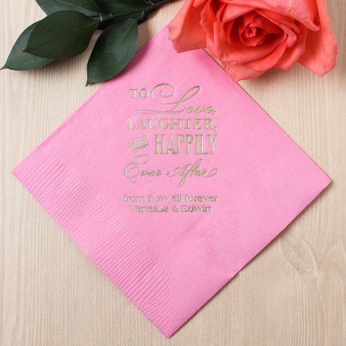 Personalized Exclusive Bridal Napkins