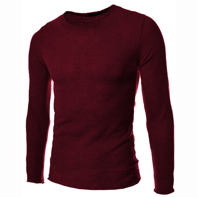 Spring Fashion men thin knitting wool sweater casual sports slim fitness long-sleeve mens clothes dress sweaters