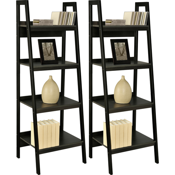 Altra Black Ladder Frame Bookcases