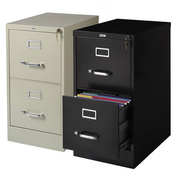 Hirsh 22-inch Deep 2-drawer  Commercial Vertical File Cabinet
