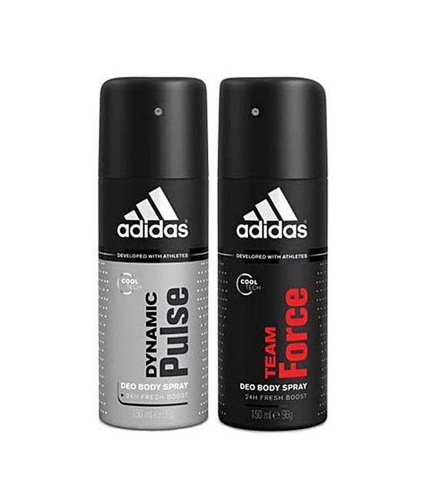 Adidas Dynamic Pulse & Team Force Deodorant for Men-150ml Each